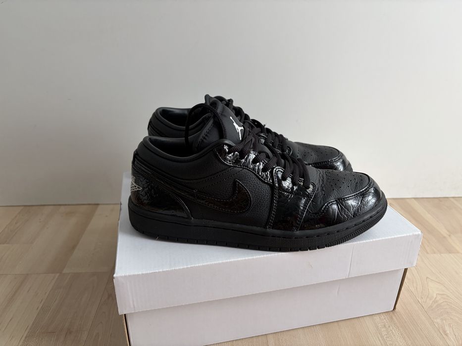 Дамски Jordan 1 SE Black Croc
