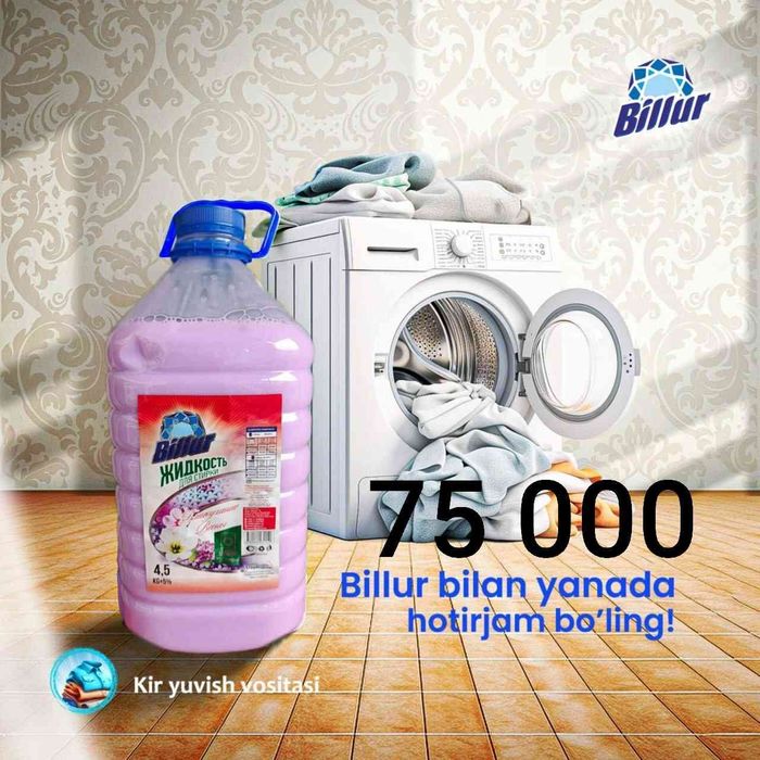 Billur kir yuvish vositalari original va hamyonbop