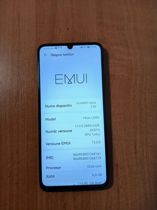 Huavei nova y 70 in stare excelenta!