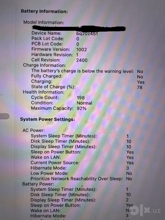 Macbook Pro M1 8/512Gb