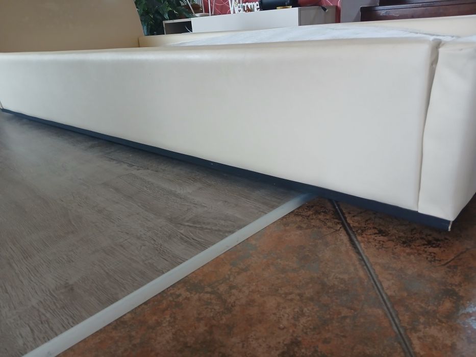 Pat lemn tapitat 190x80