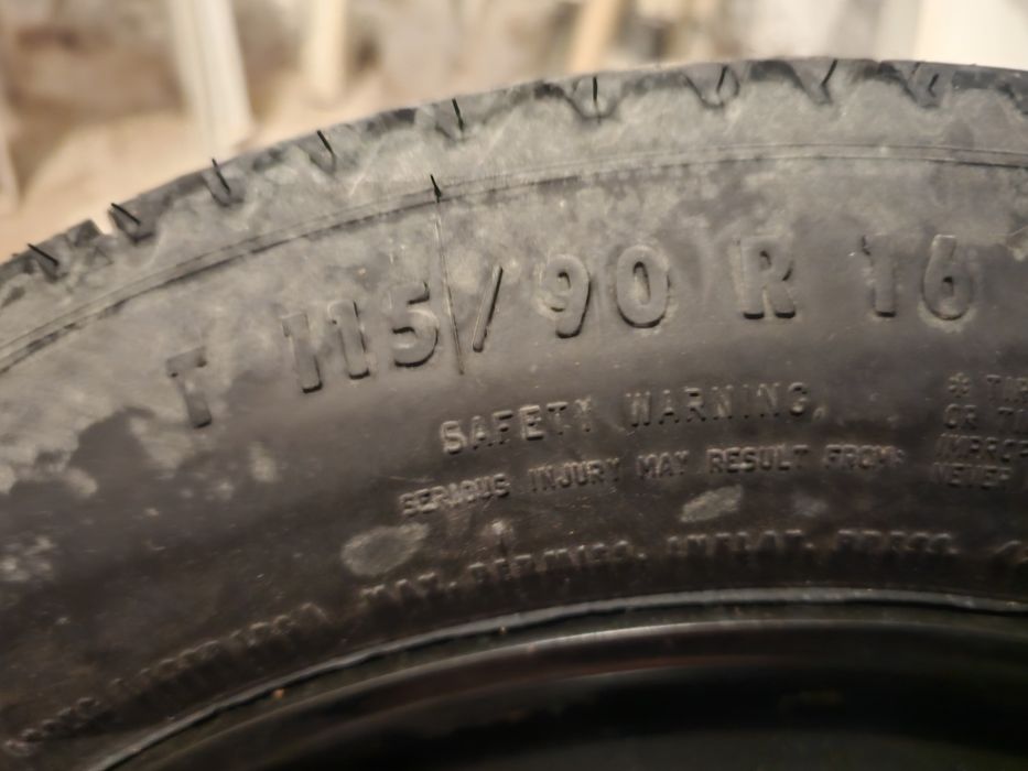 Roata rezerva slim originala BMW Seria 3 (E46, E90), Seria 1 - R16