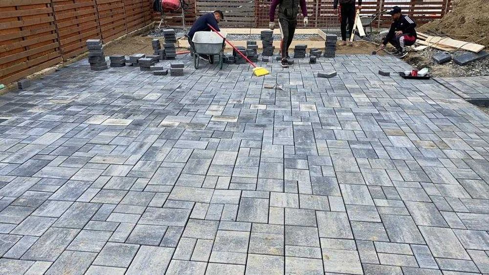 montare pavaje , dale , placi , garduri , beton armat , zidarie