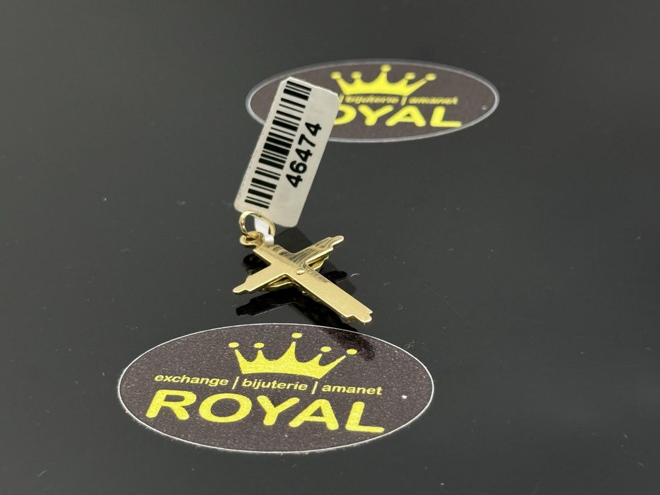 Bijuteria ROYAL : Pandantiv AUR 14K NOU / 2.72 GR