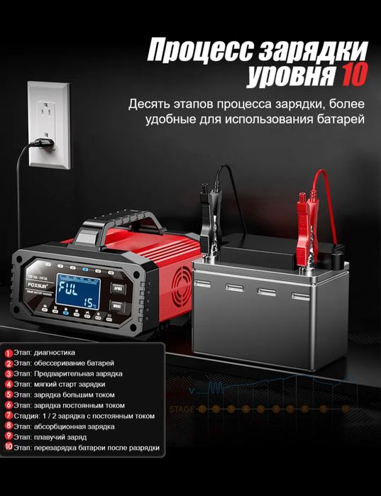 Зарядное устройство Foxsur FPT-15А