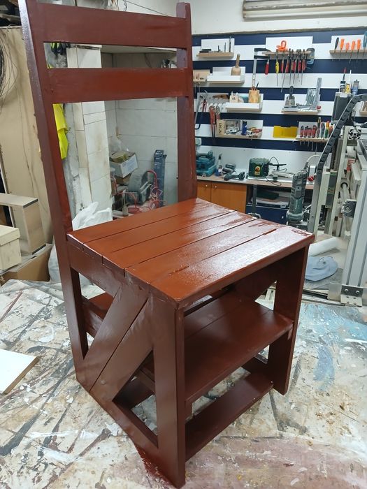 Стол-стълба и сгъваемо столче