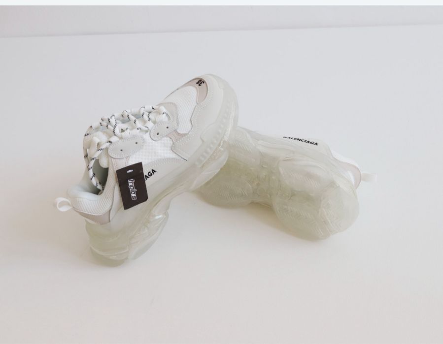 Balenciaga Triple S Clear Sole White 43 Premium NOI