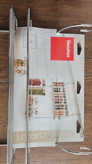 Двоен окачващ се рафт за кухня Metaltex