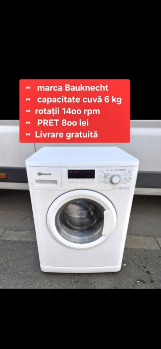 Masini de spalat rufe automate import Germania.