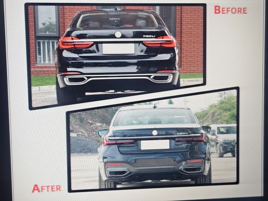 BMW G11 G12 пълна конверсия към М760 LCI фейслифт М пакет ОЕМ качество