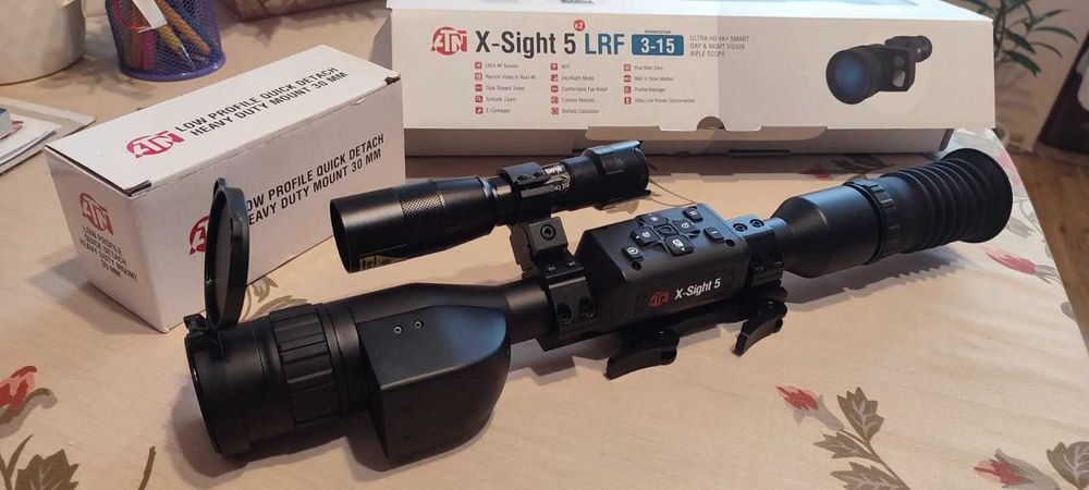 Дневен/нощен прицел ATN X-Sight 5 LRF 3-15x