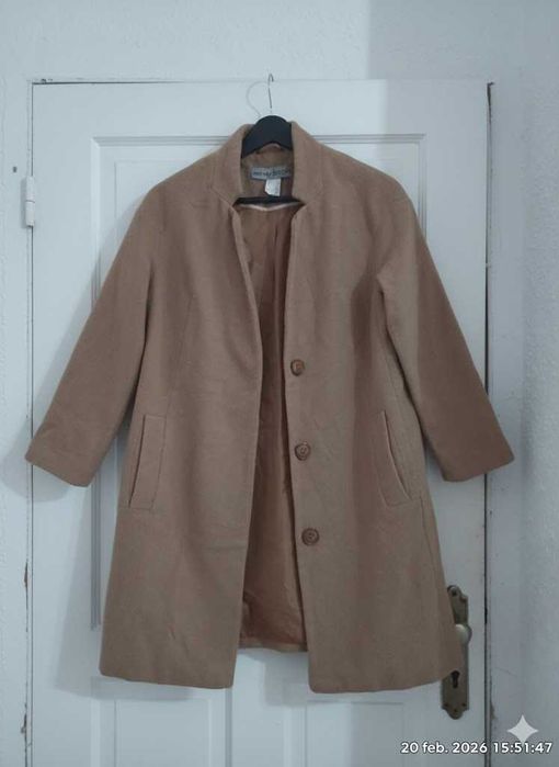 Palton subtire maro camel size xs 34