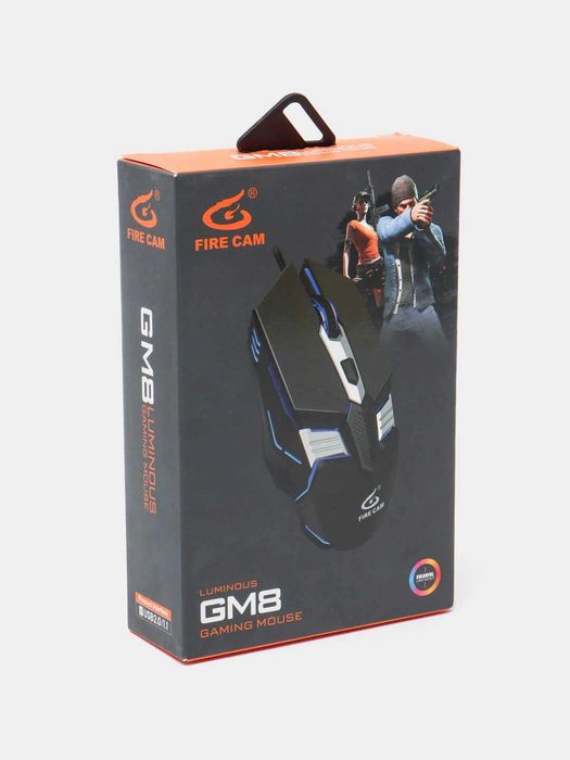 Fire Cam Luminous GM8 Wired Gaming Mouse