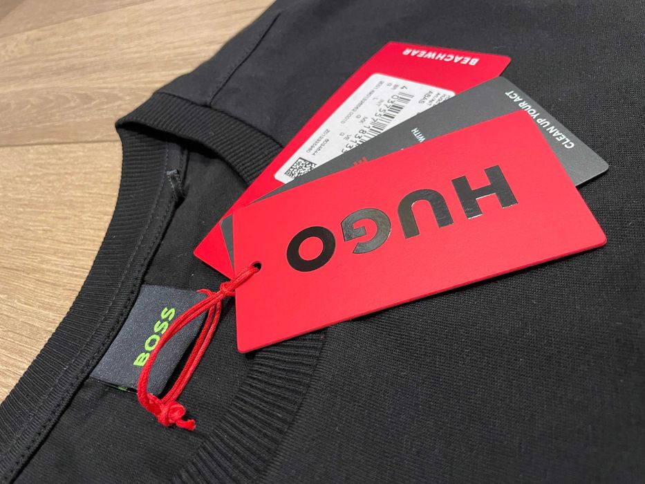 Оригинална Hugo Boss Тениска Talboa Lotus 2 , уголемена, размер: L