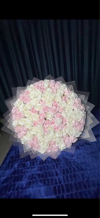 Trandafiri de sapun 14 februarie se pot face si pe comanda cu un mesj