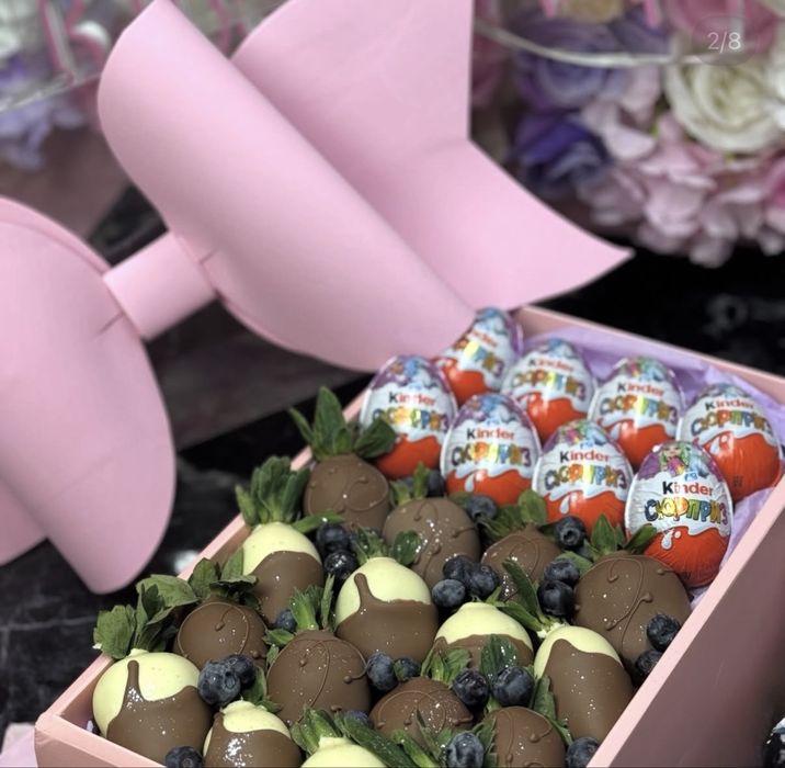 Клубника в шоколаде / букет из клубники /клубничный букет