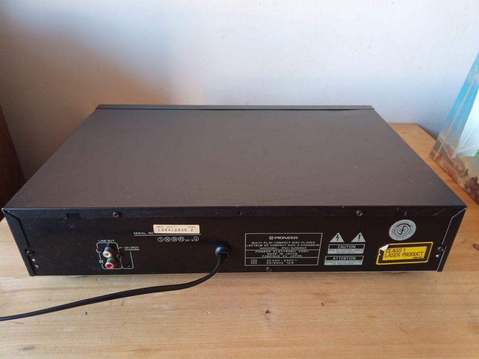 Componente Pioneer PD-M550 CD player