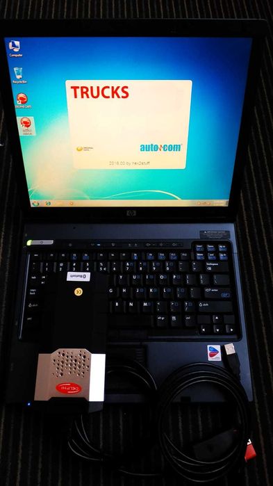 Kit diagnoza auto delfi multimarca turisme+camioane + Laptop full instalat limba romana, diagnoza, programari, activari functii, service auto
