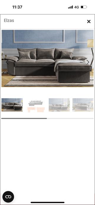 Canapea coltar extensibila