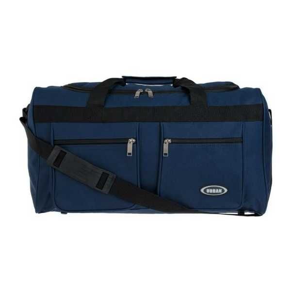 Сак за пътуване Mercado Trade, С джобове и презрамка, Син