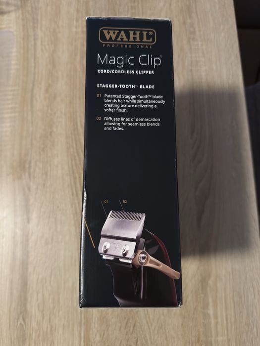 Оригинална машинка за постригване Wahl Magic Clip Cordless с кутия