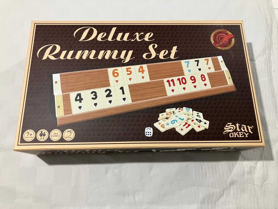 Joc de Remi Remy – Rummy. Table din lemn masiv. SIGILAT !