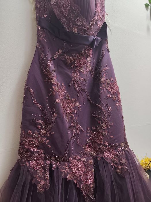 Rochie unicat handmade stil sirena