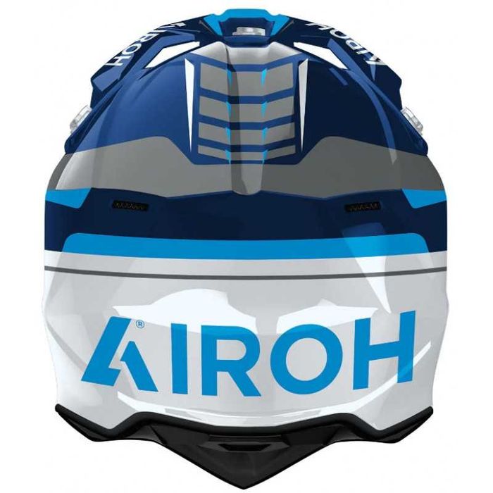 Мотокрос каска AIROH WRAAAP VISION Conquer Blue Gloss Размери S,M,L,XL,XXL