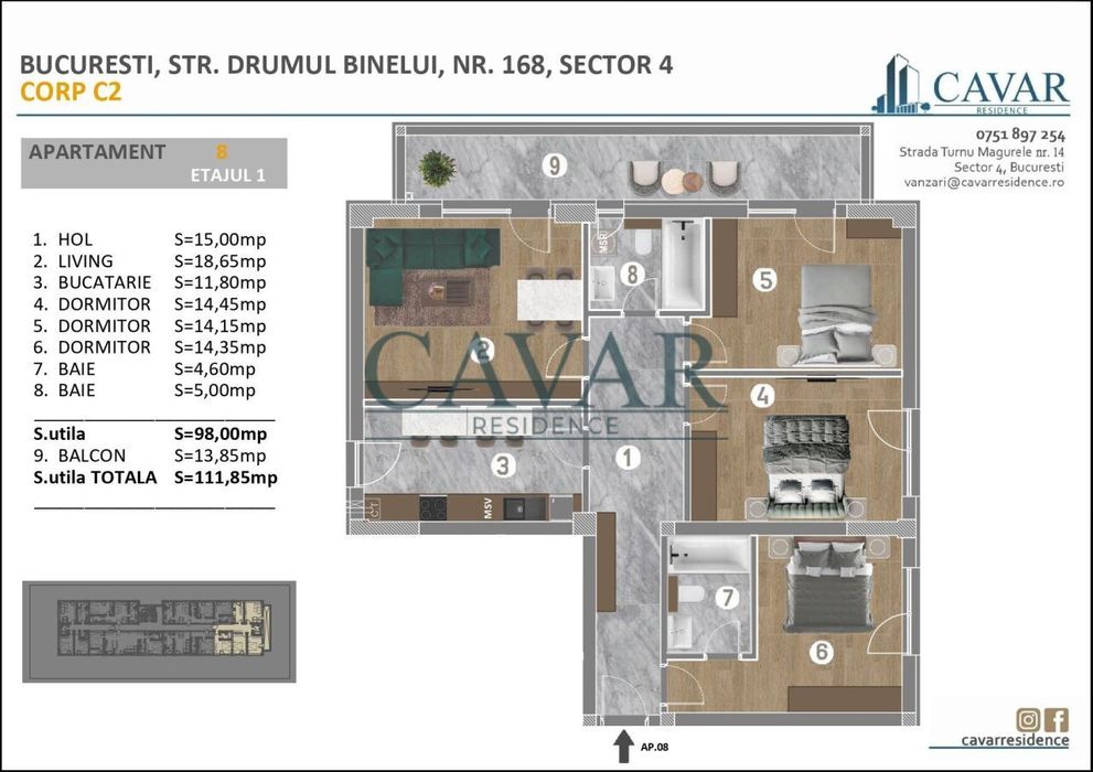 Proiect Nou Cavar Residence Drumul Binelui