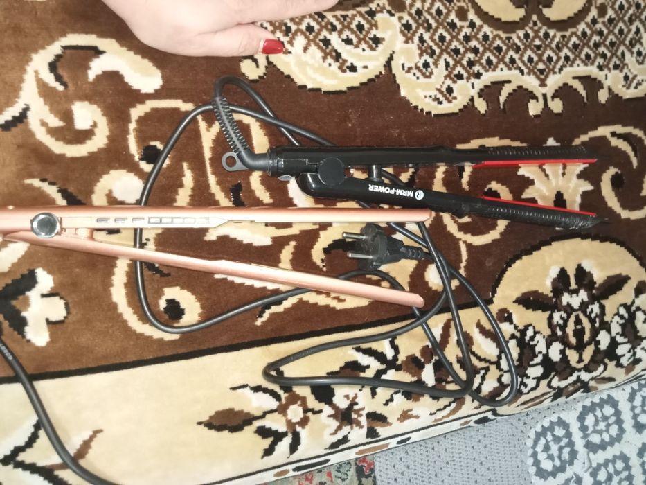 выпрямитель волос укладка