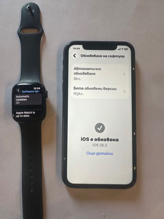 Изгодно! APPLE iPhone 11 64GB Black + APPLE WATCH S7 41 Midnight AL