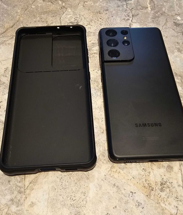 Samsung Galaxy S21 Ultra – отлично състояние, без драскотини, с твърд