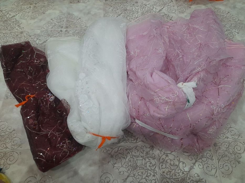 Тюль и шторы разные