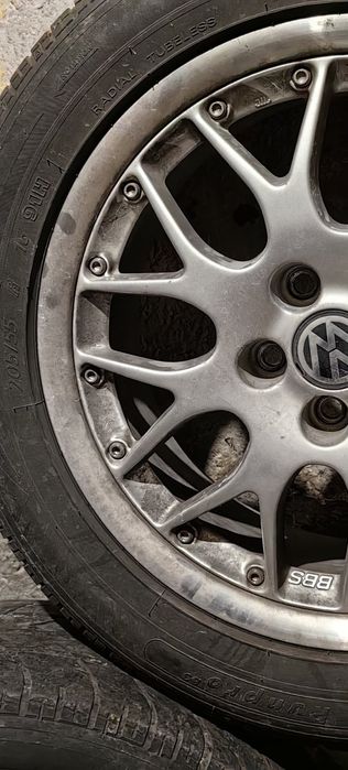 Джанти BBS 16" 5х100 с гуми за VW ,Golf, Audi и други