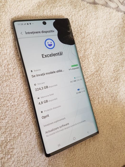 Vand Samsung Note 10 functional