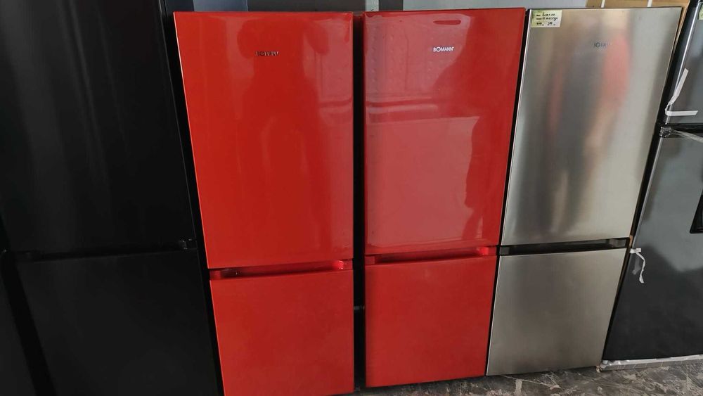 Комбиниран Хладилник с фризер Bomann 175 л Червен 143 см