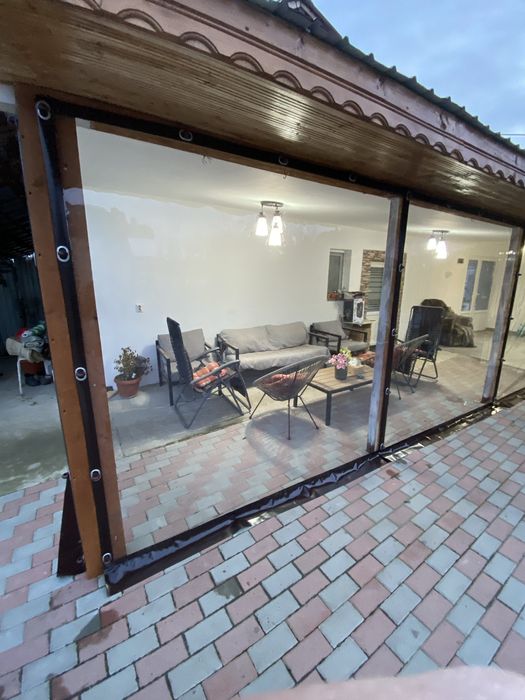 Producator folie pvc cristal pentru terase,foisoare si balcoane!80ron