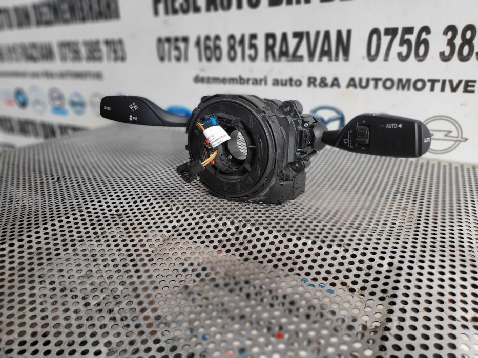 Ansamblu Banda Spira Spirala Volan Airbag SZL Maneta Semnalizare Stergatoare Bmw X3 F25 X4 F26 X5 X6 F15 F16 Volan Stanga Cod 6827375 Dezmembrez Bmw X