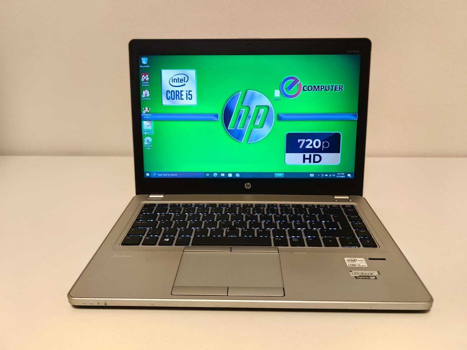 Laptop HP Elitebook i5 16gb SSD Ultrabook, iluminare. Garantie 1 an