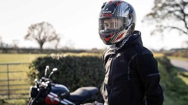 Топ цена Мото Каска за мотор SHARK AERON FULL CARBON EDGY RED