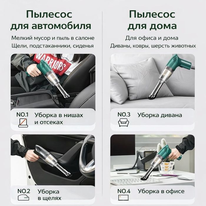 Авто пылесос новый