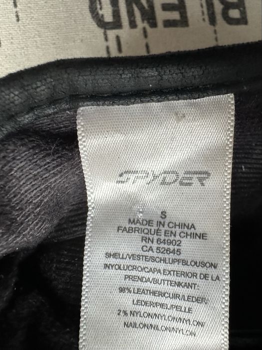 Spyder original естествена кожа ръкавици.S