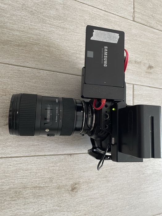Blackmagic bmpcc 4k și o mulțime de accesorii