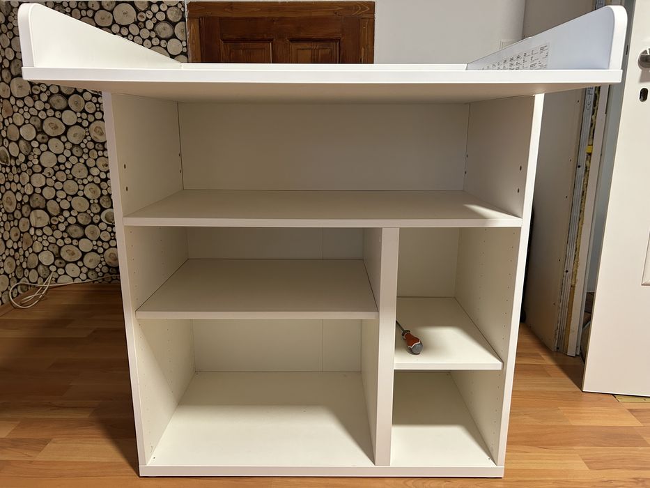 Masă înfasat alba 90x79x100