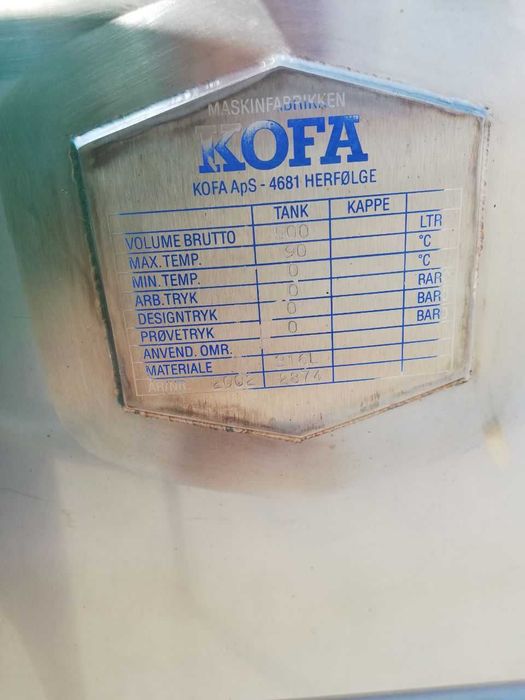 продавам резервоар от неръждаема стомана 316L — индустриално качество