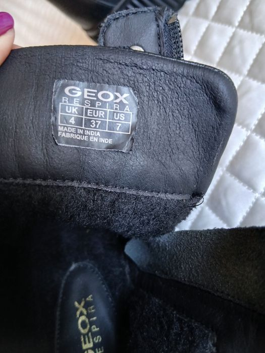 Geox зимни боти естествена кожа 37 номер
