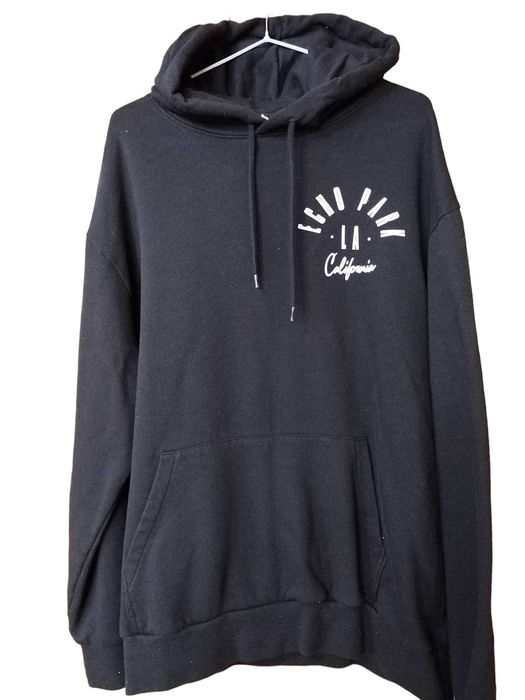 Мъжки суитшърт с надписи H&M, 60% памук, 40% полиестер, Черен, XL