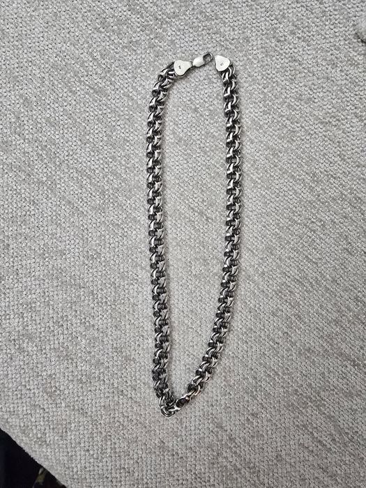 Продам серебрянную мужскую цепь