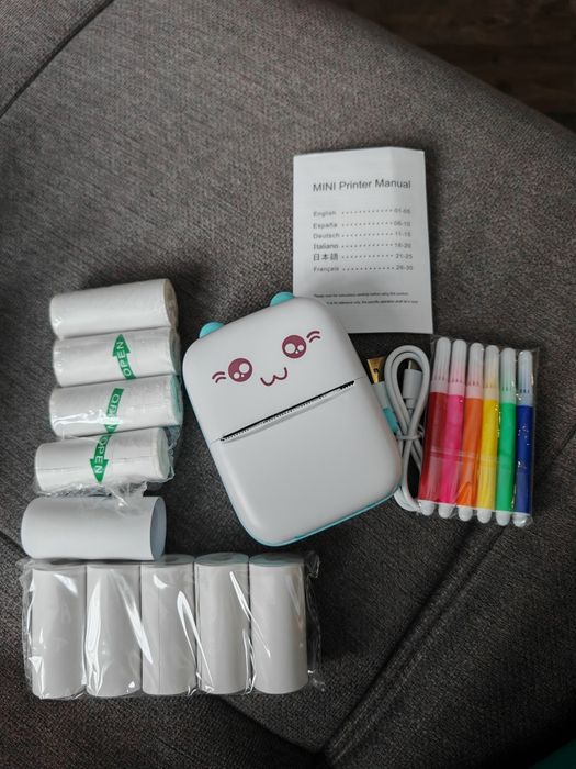 Мини принтер с термо хартия