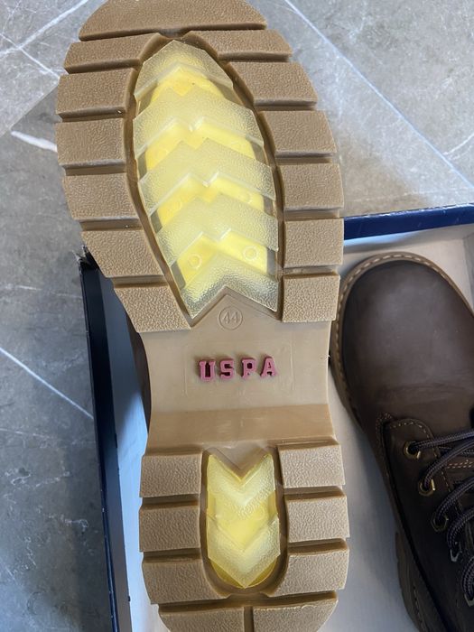 Зимни кожени боти/ботуши US Polo Assn № 44 - Нови